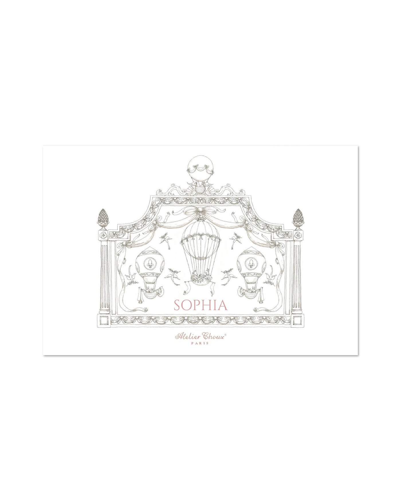 Personalized Art Print – Sophisticated Balloons