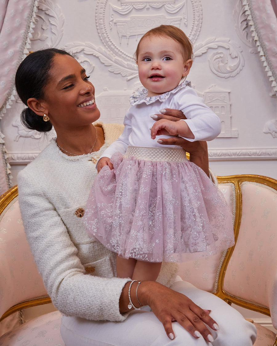 Ballerina Skirt - Sparkly Toile de Jouy