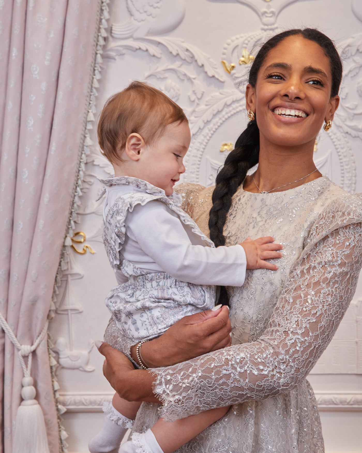 Juliette Onesie - Toile de Jouy