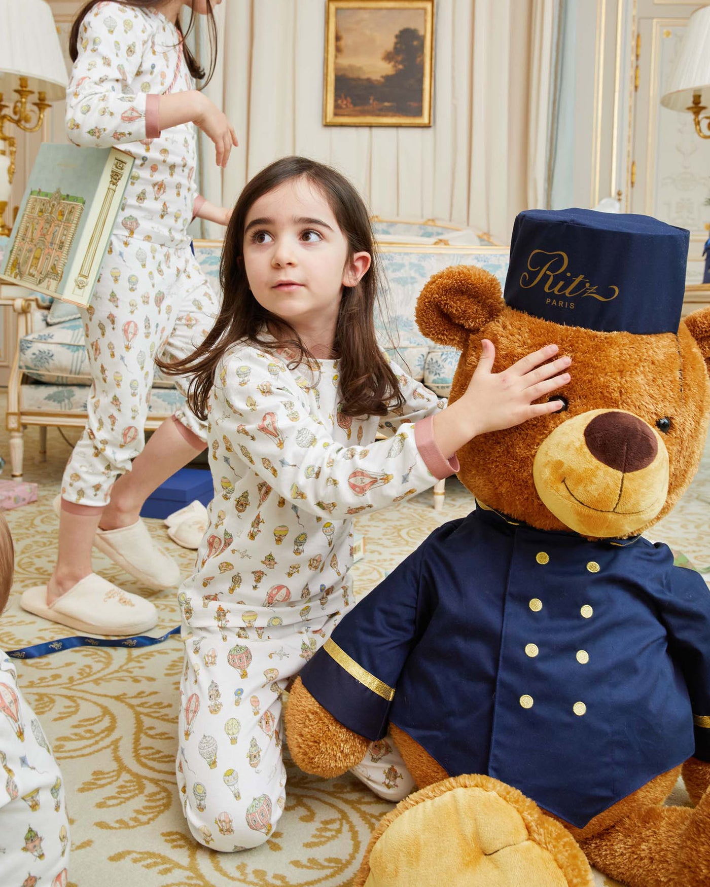 Loungewear Set - Hot Air Balloons Pink