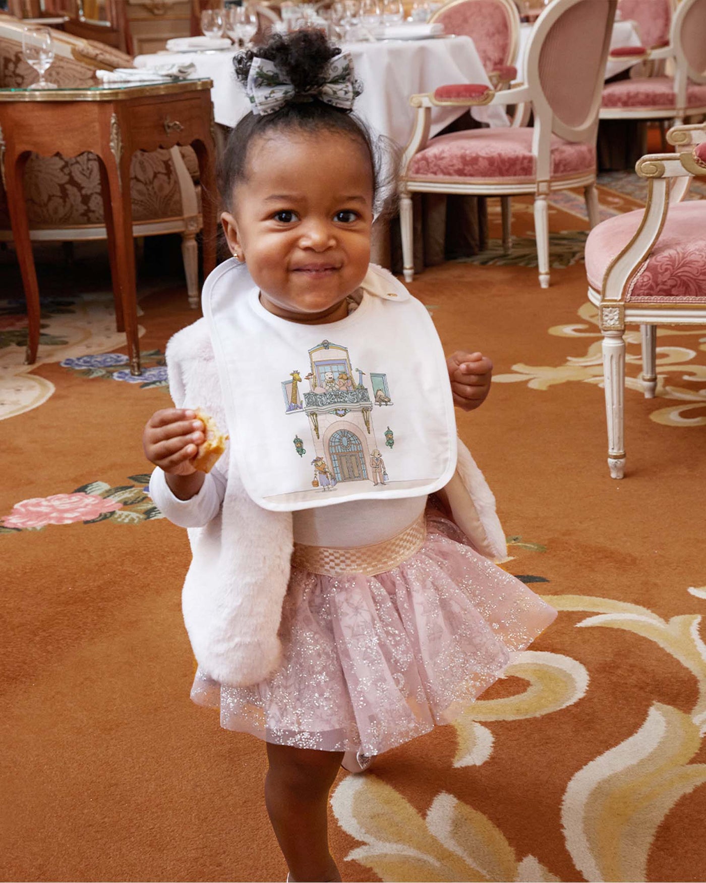 Satin Bib - Bergdorf Goodman