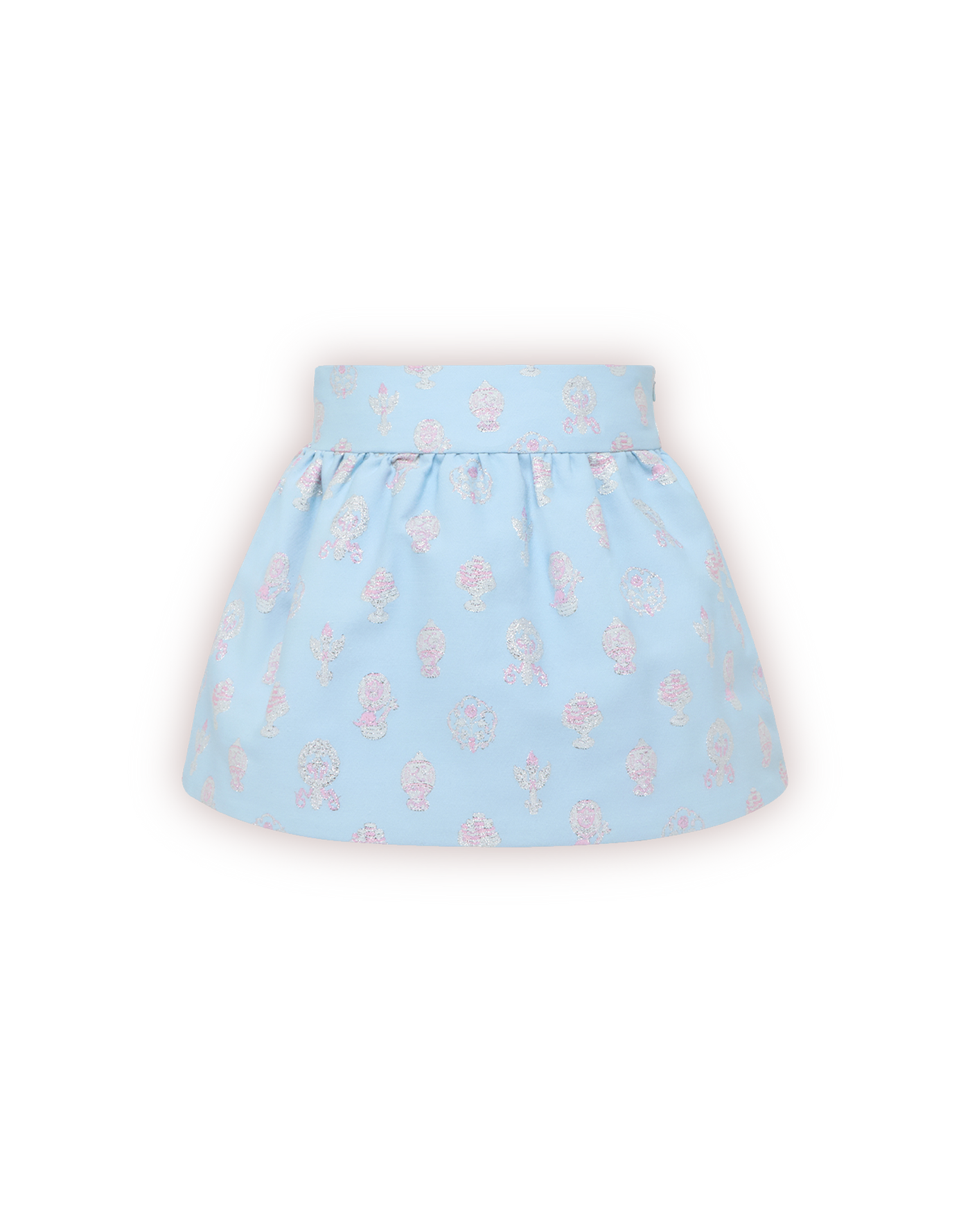 Adèle Skirt - Brocade 'n' Blue