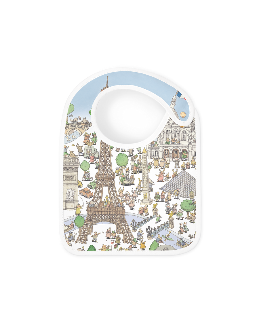 Satin Bib - Paris