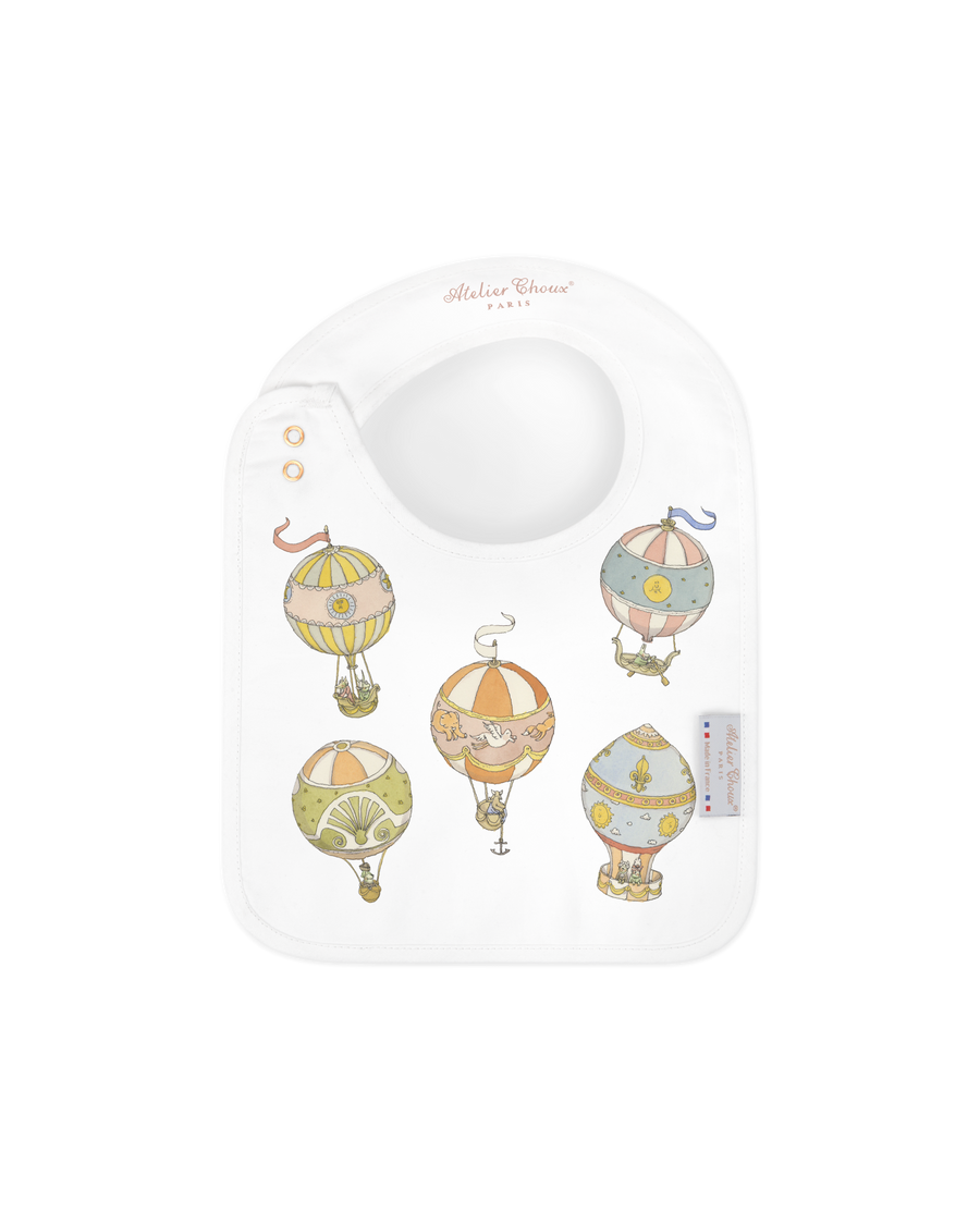 Satin bib - Versailles Pastel