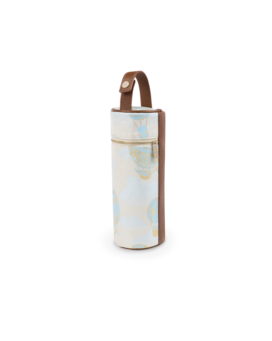 Bottle Case - Hot Air Balloons Jacquard Blue