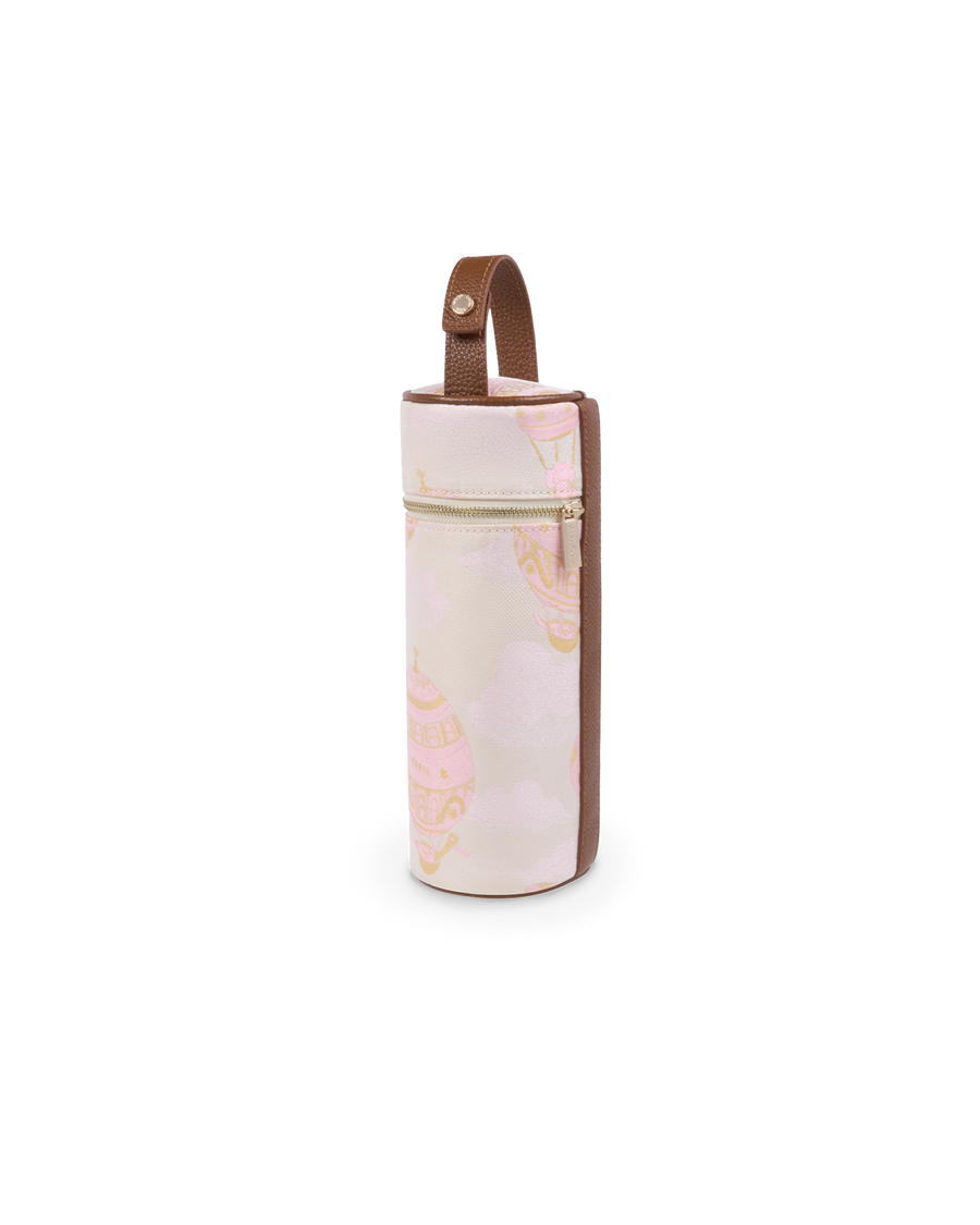 Bottle Case - Hot Air Balloons Jacquard Pink