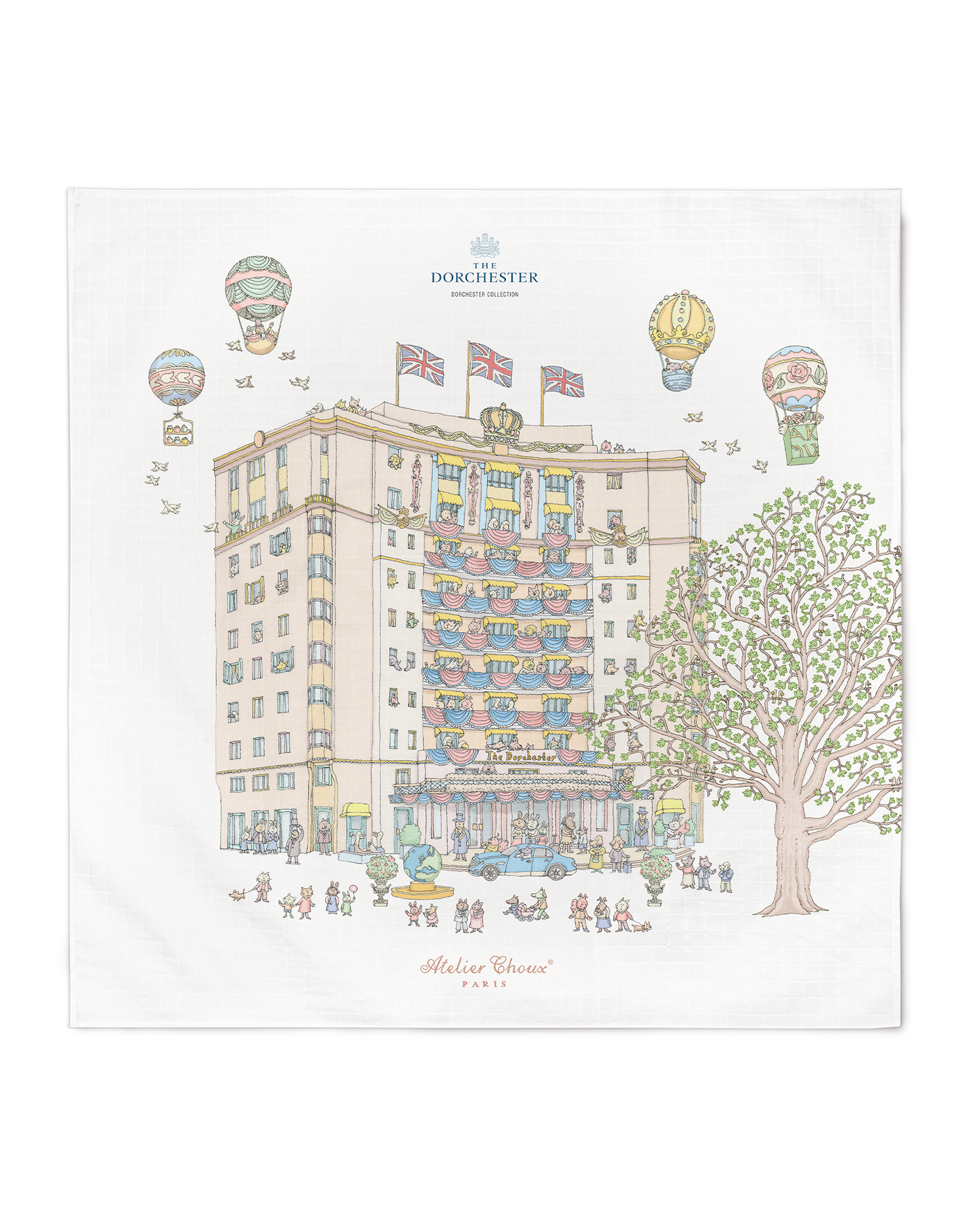 Carré & Satin Bib Set - Dorchester