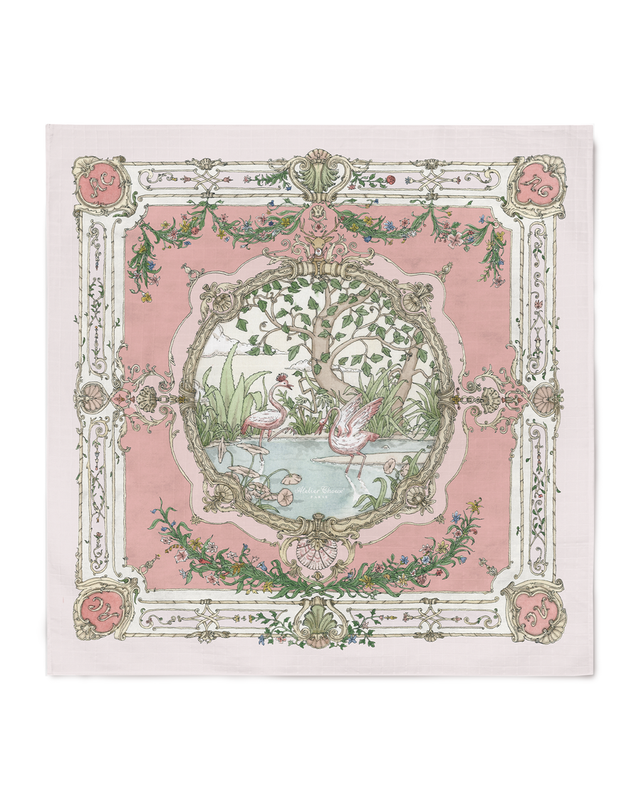 Carré - Tapestry Pink on Pink