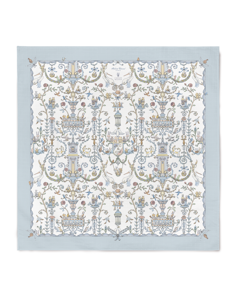 Carré - Toile de Jouy Blue – Atelier Choux & Caitlin Wilson