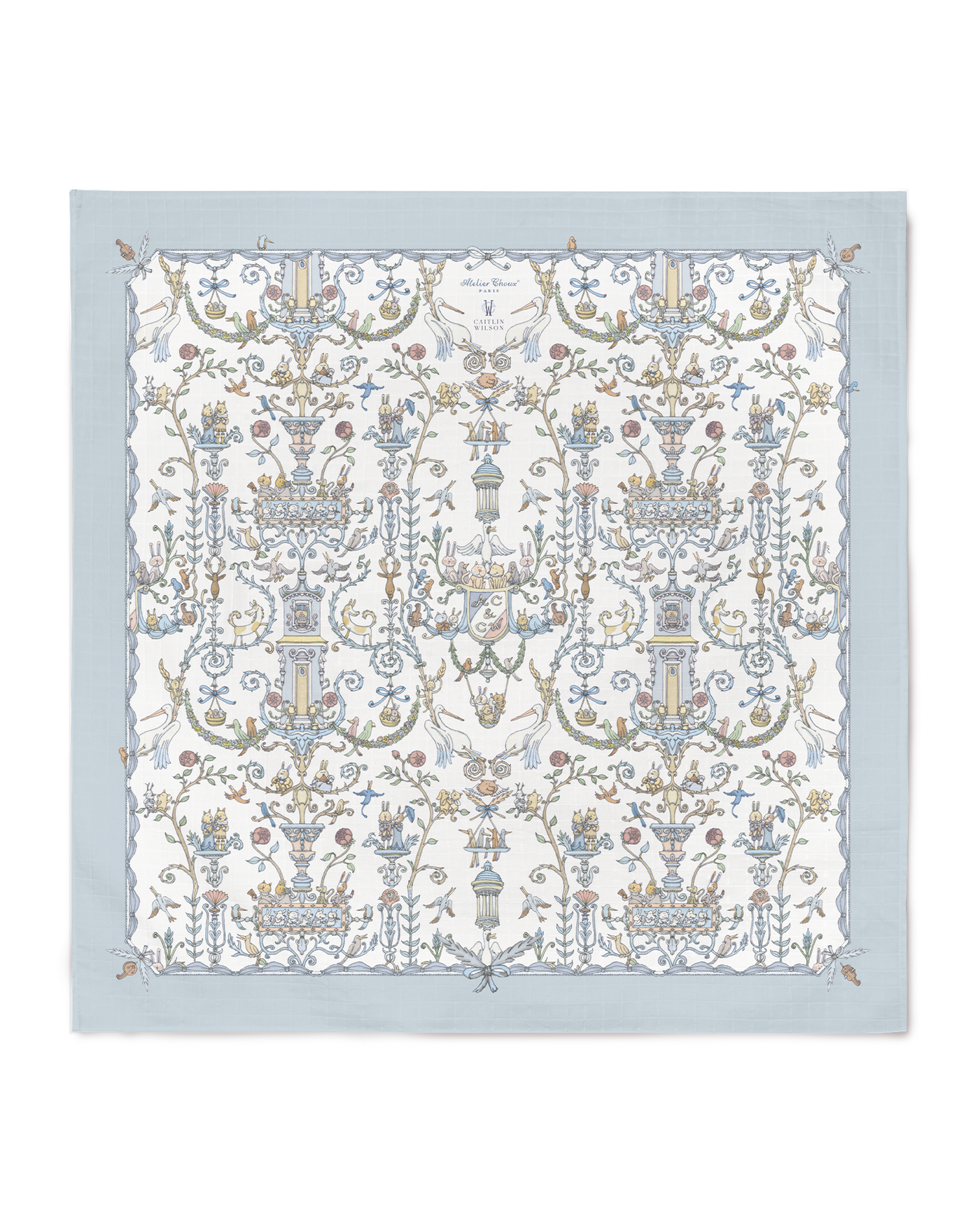 Carré - Toile de Jouy Blue – Atelier Choux & Caitlin Wilson