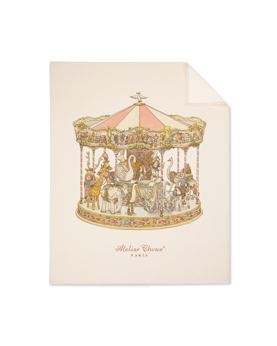 Cashmere Blanket - Carousel 100 x 80 cm (39″ x 31.5″)