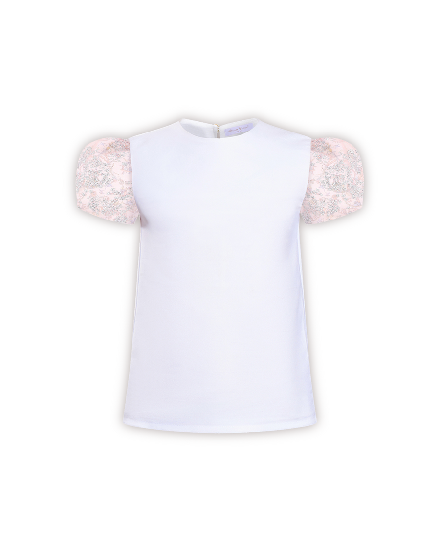 Choux Top - Sparkly Toile de Jouy