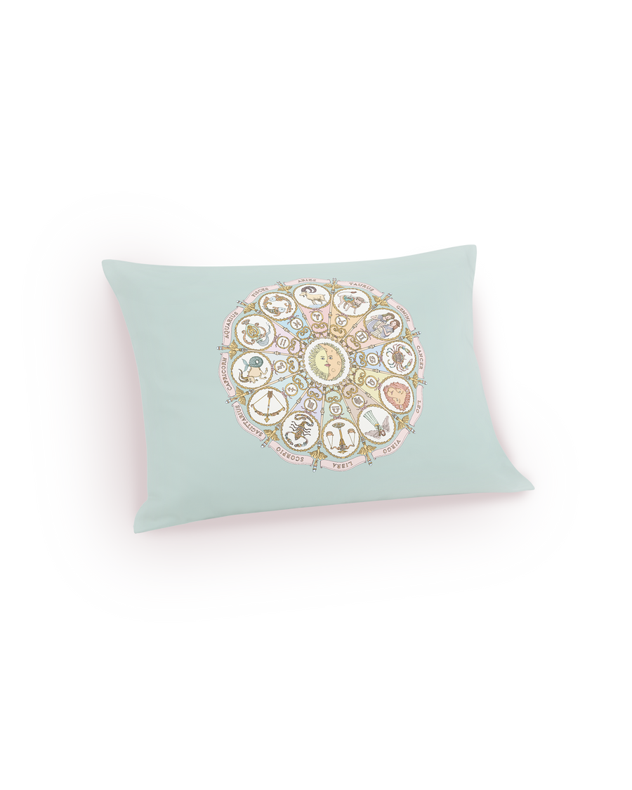 Satin Cushion - Zodiac Blue