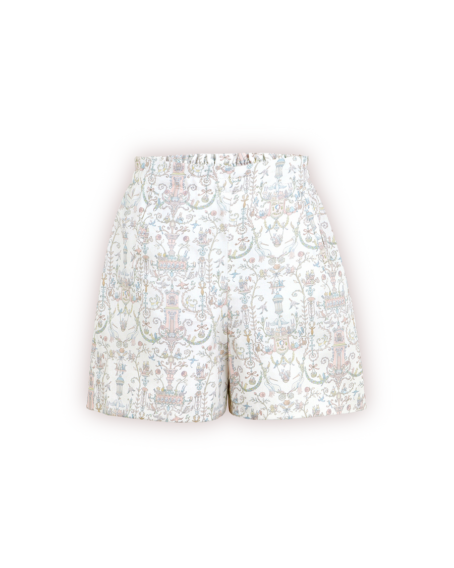 Louise Shorts - Toile de Jouy
