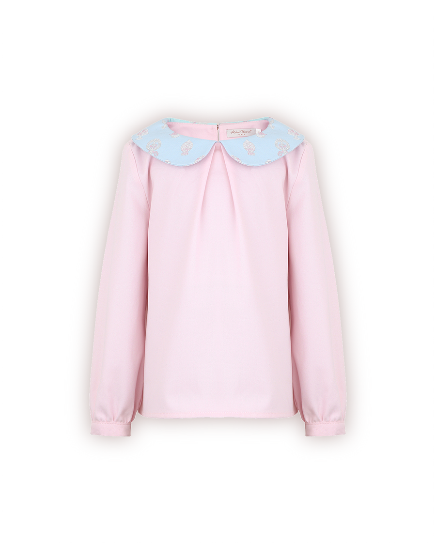 Madelaine Blouse - Brocade 'n' Blue