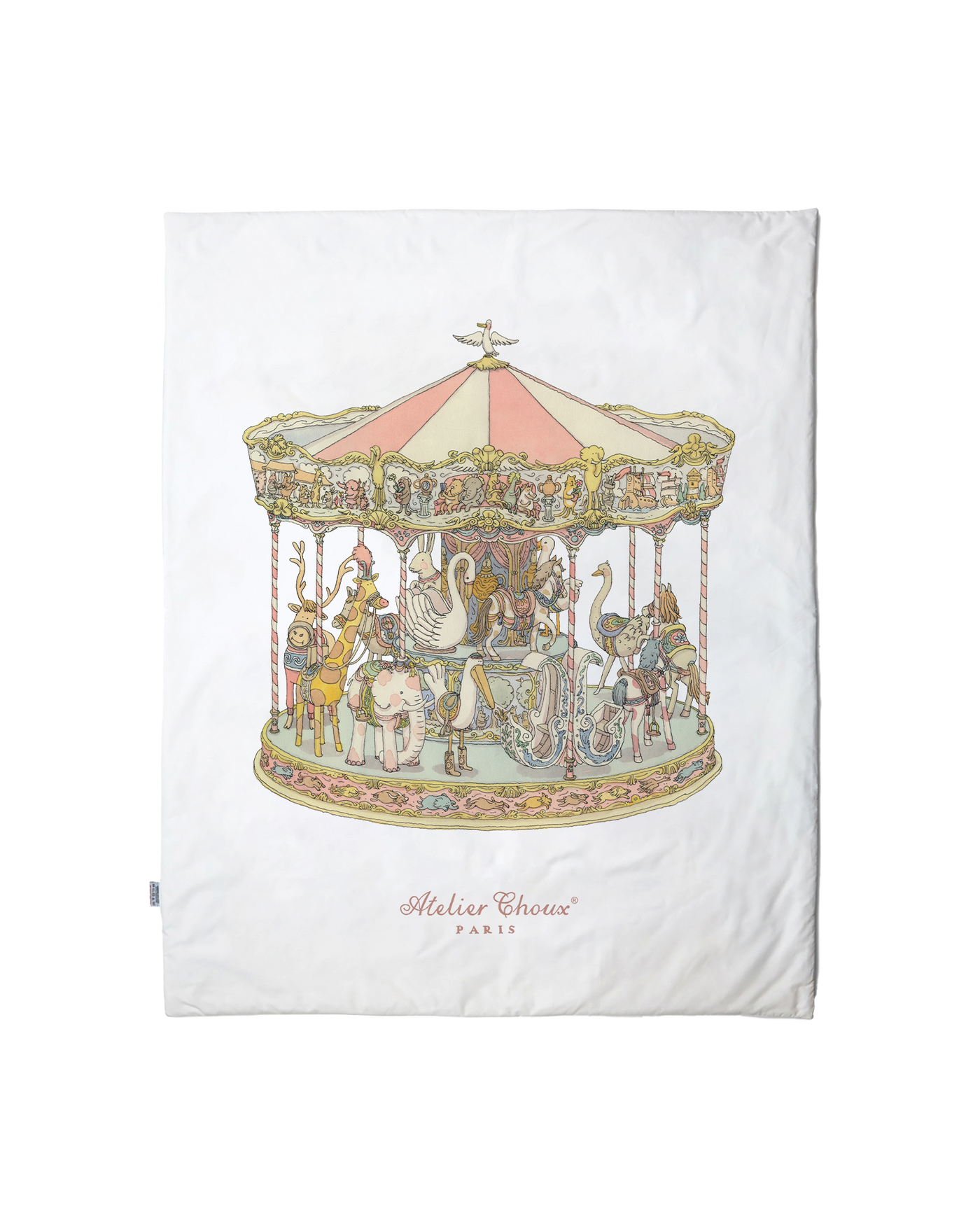 Reversible Quilt - Paris / Carousel