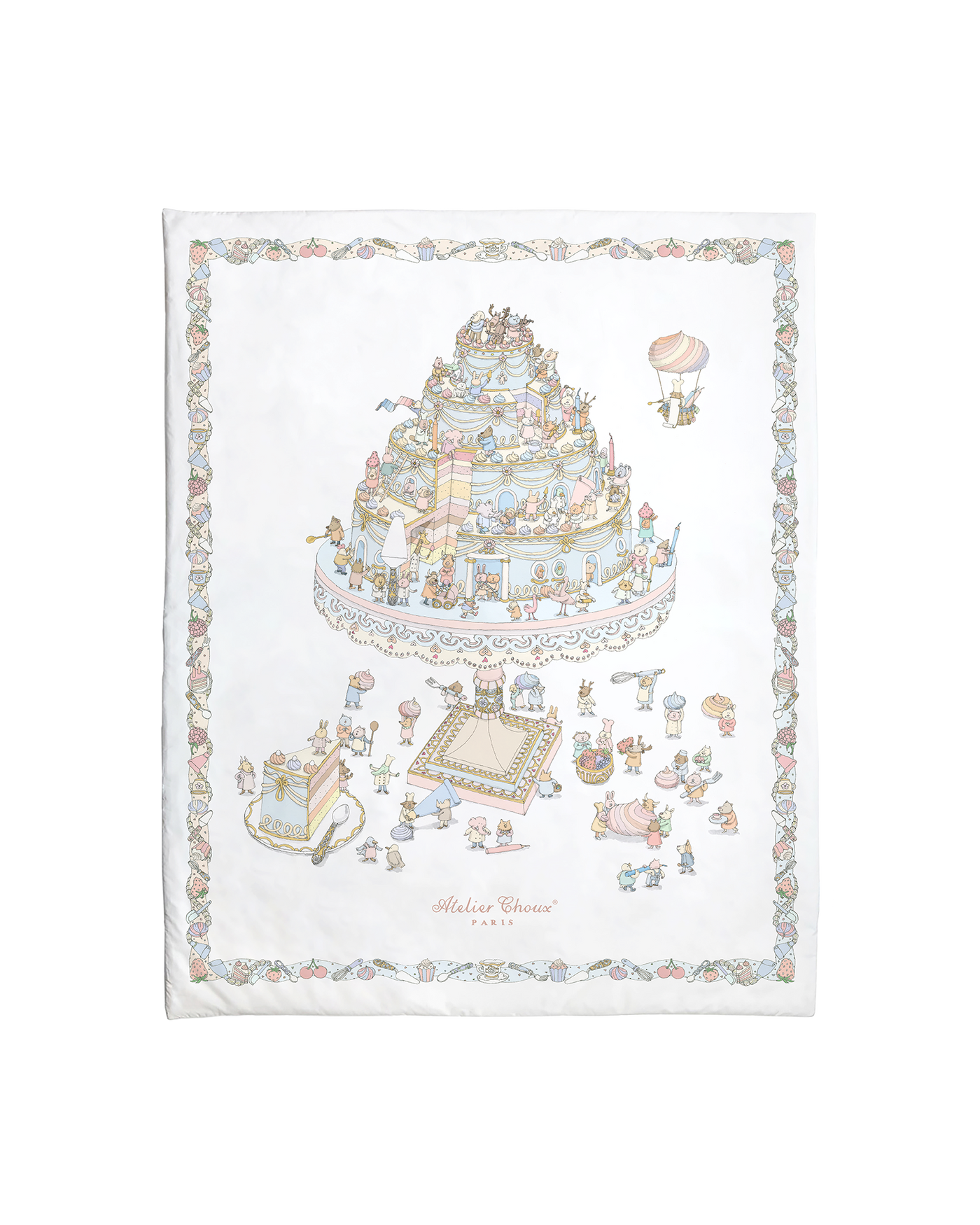 Reversible Quilt - Le Gâteau (Cake!) / Château Choux