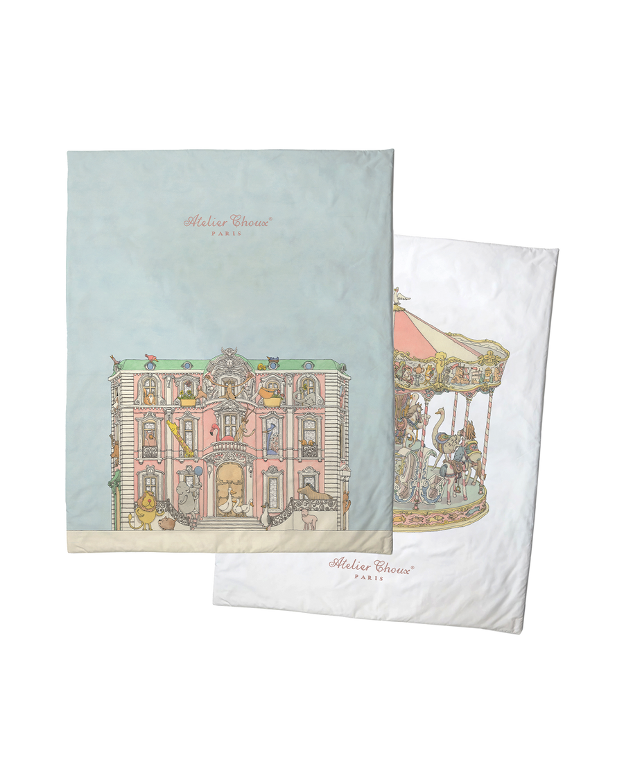 Reversible Quilt - Monceau / Carousel Pink