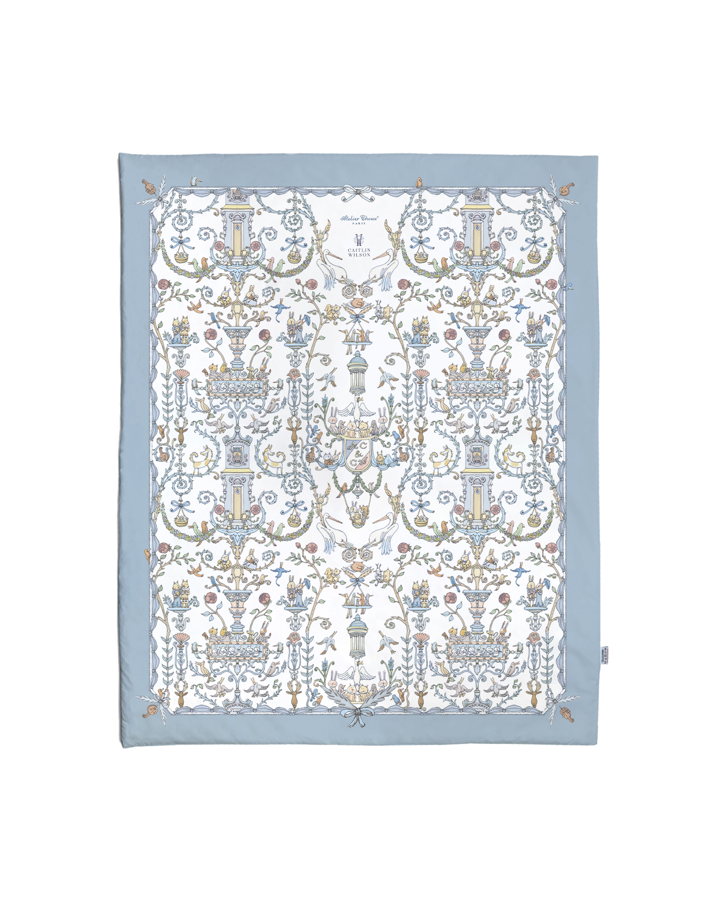 Reversible Quilt - Toile de Jouy – Atelier Choux & Caitlin Wilson