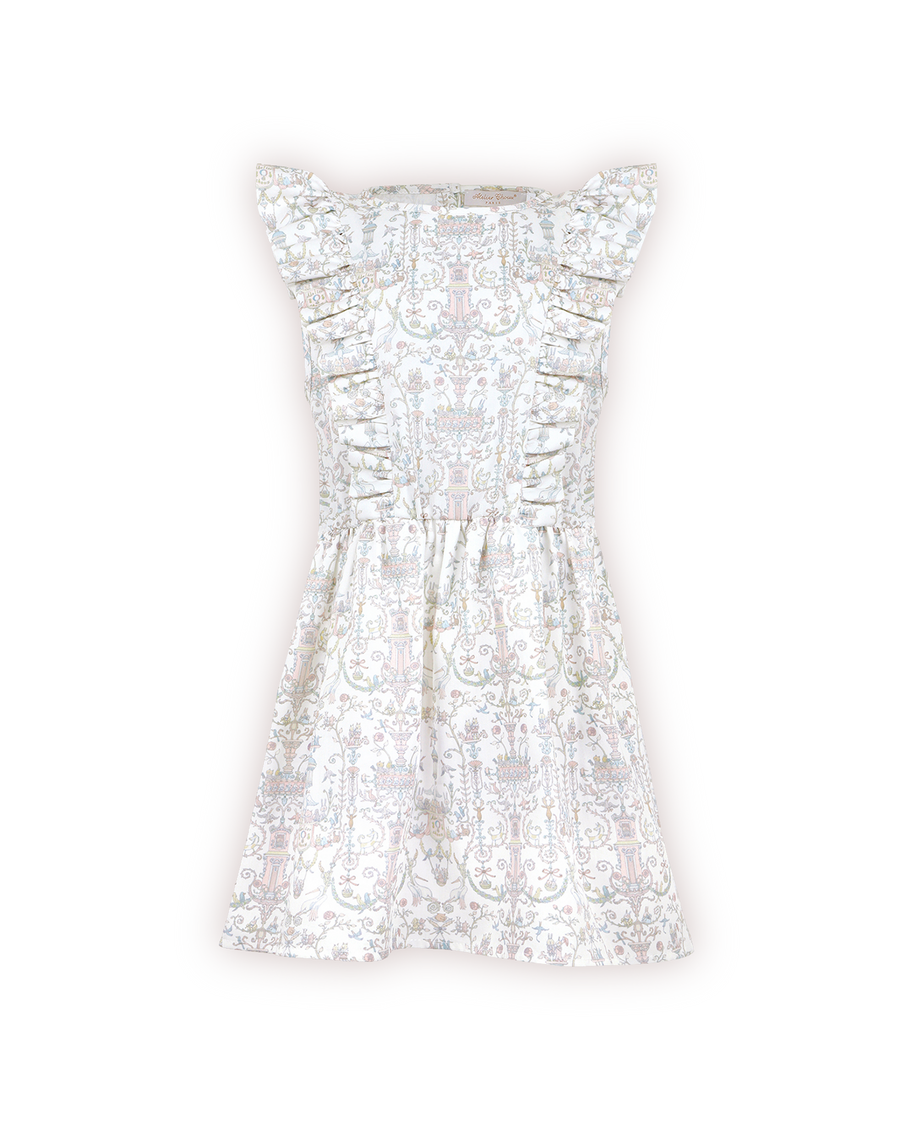 Aurélie Dress - Toile de Jouy