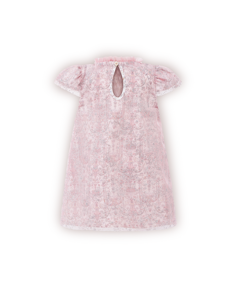 Clara Dress Bébé- Sparkly Toile de Jouy