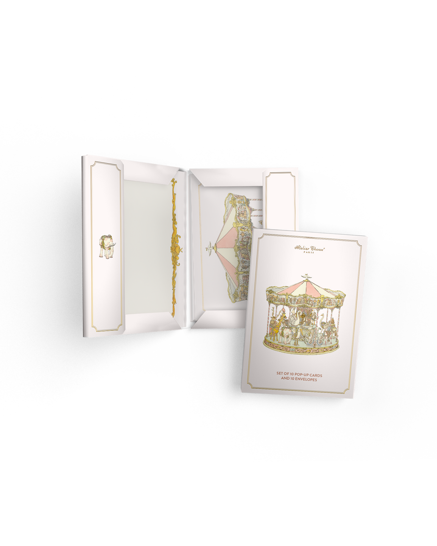 Invitation Set - Carousel Pink (Set of 10)