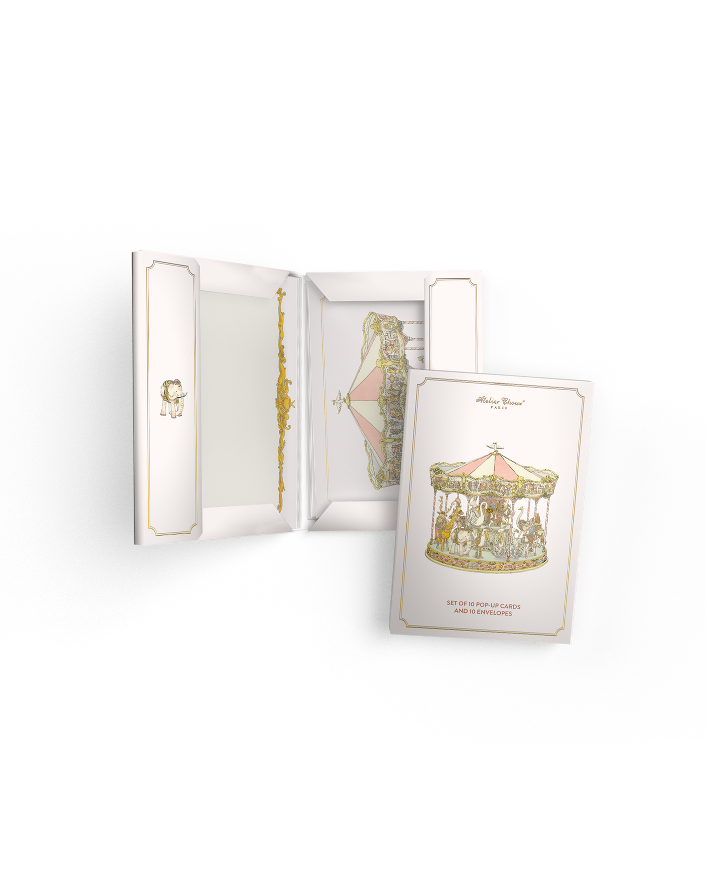 Invitation Set - Carousel Pink (Set of 10)