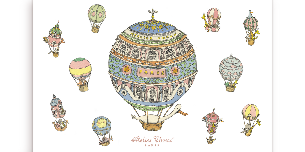 Art Print – Hot Air Balloons • Atelier Choux