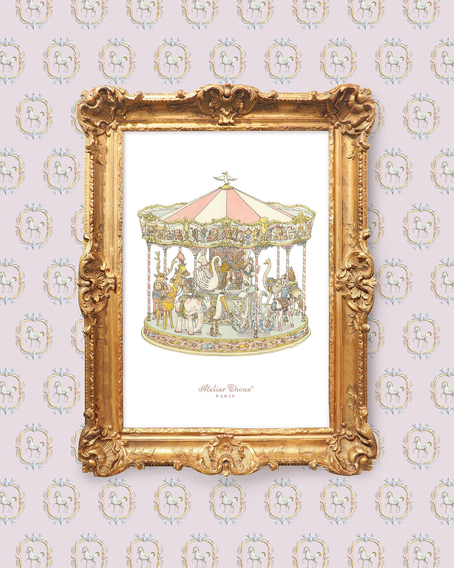 Art Print – Carousel Pink