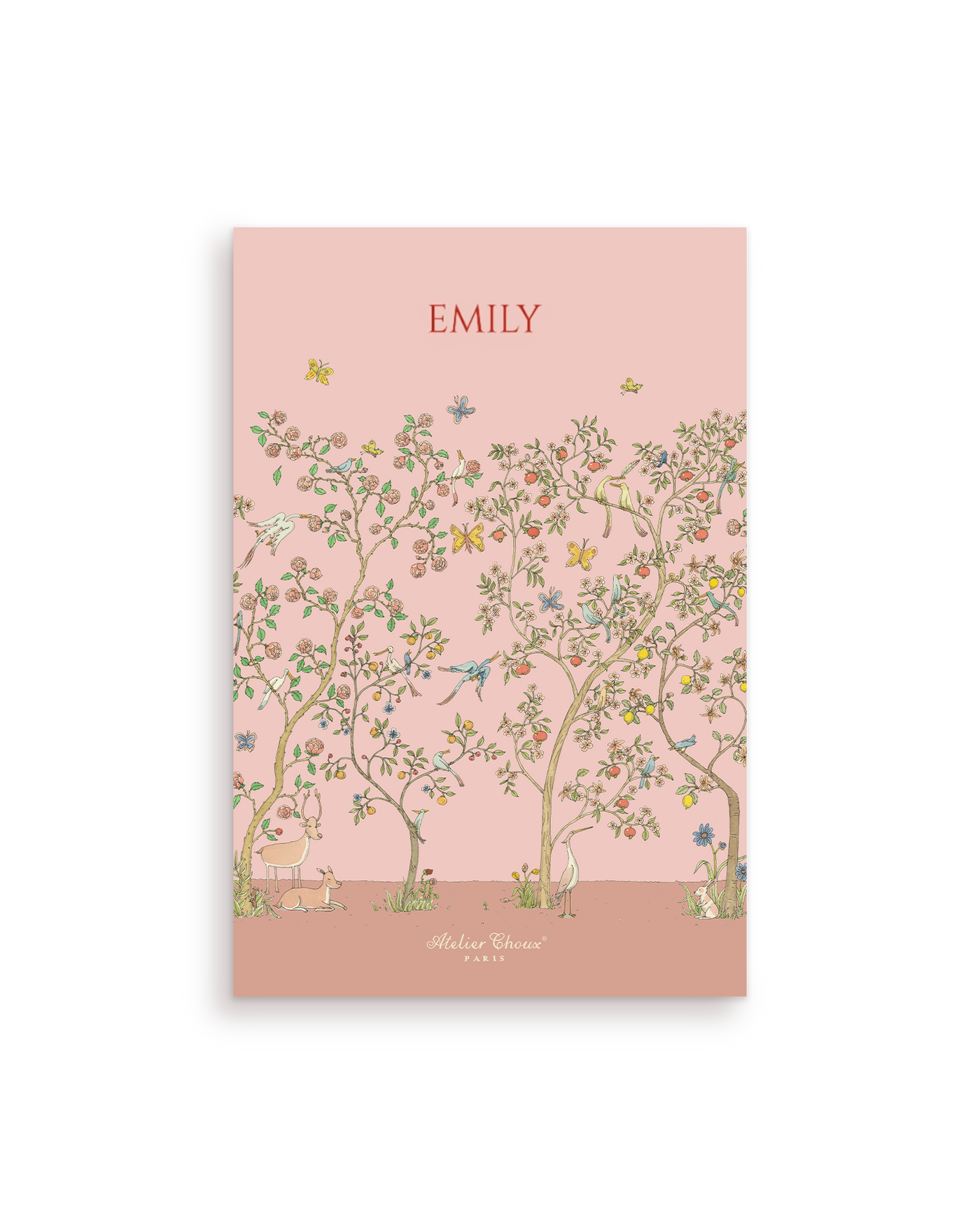 Personalized Art Print - In Bloom Pink