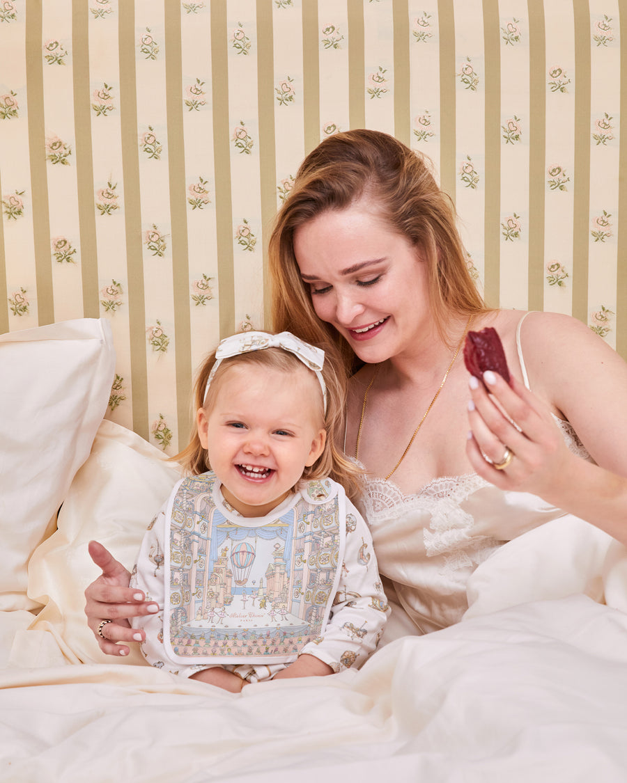 Satin bib - Ballet de Paris