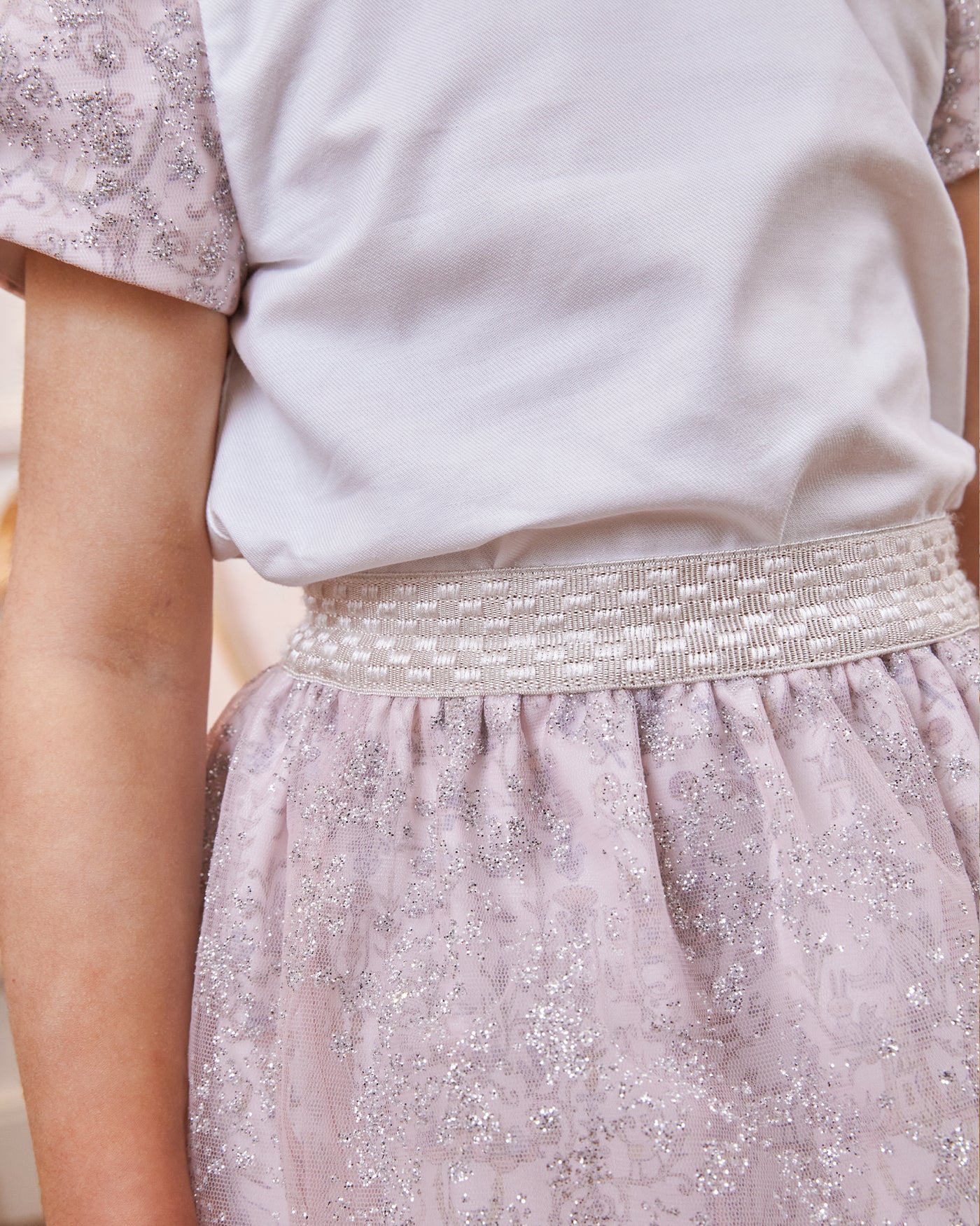Ballerina Skirt Bébé – Sparkly Toile de Jouy