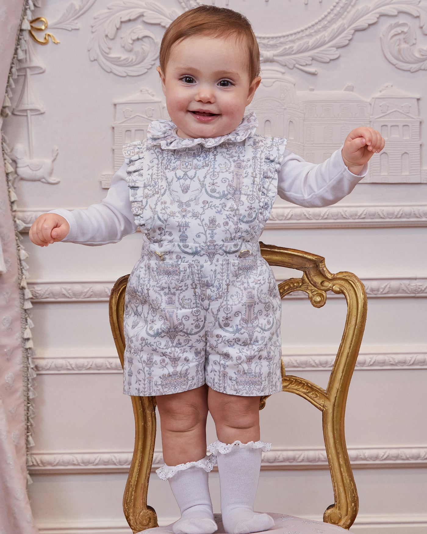 Noémie Romper - Toile de Jouy