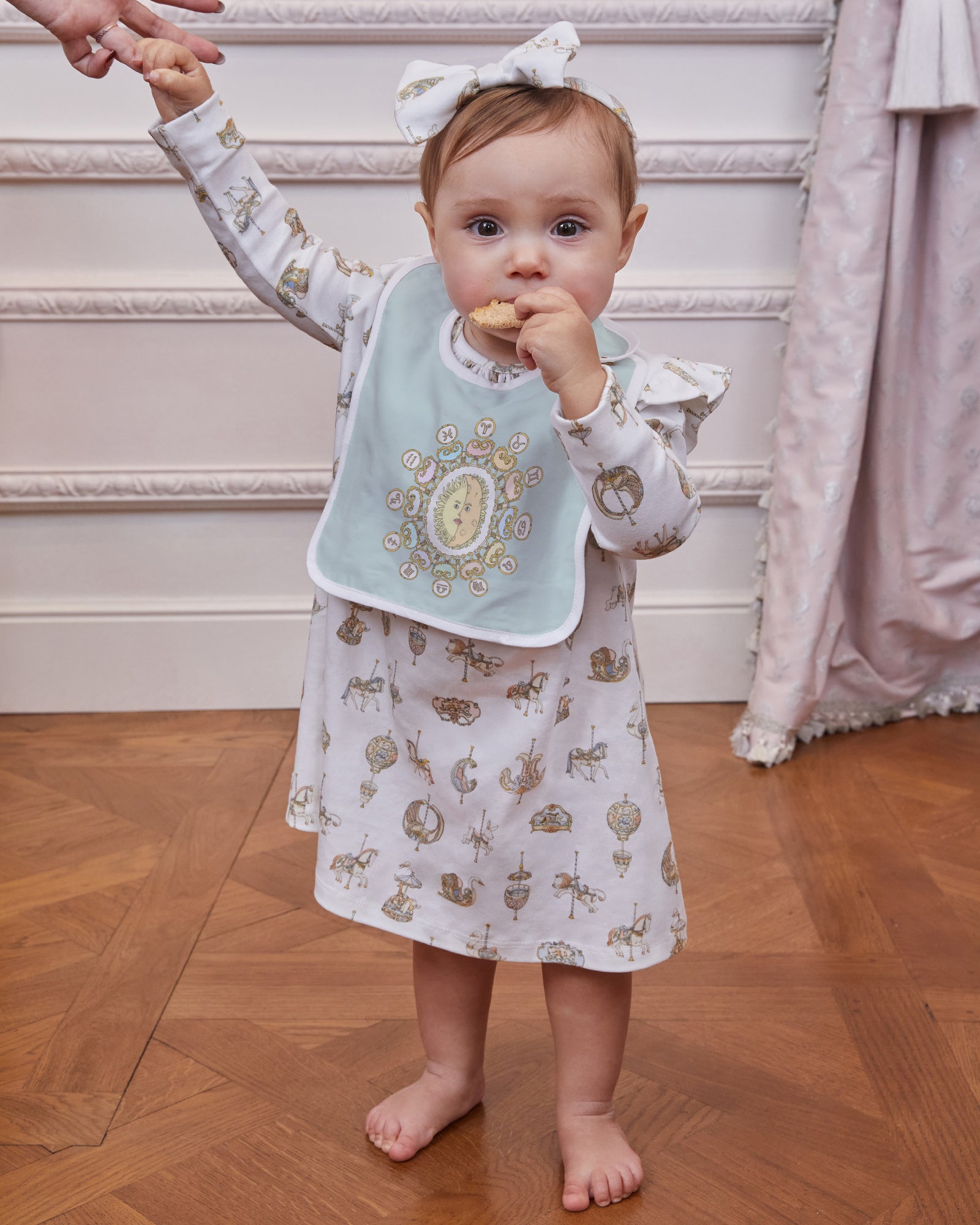 Atelier Choux ロンパース 3-6M Carousel Dress • Atelier Choux