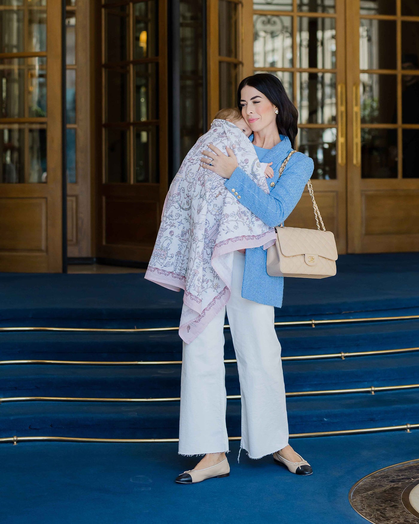 Carré - Toile de Jouy Pink – Atelier Choux & Caitlin Wilson