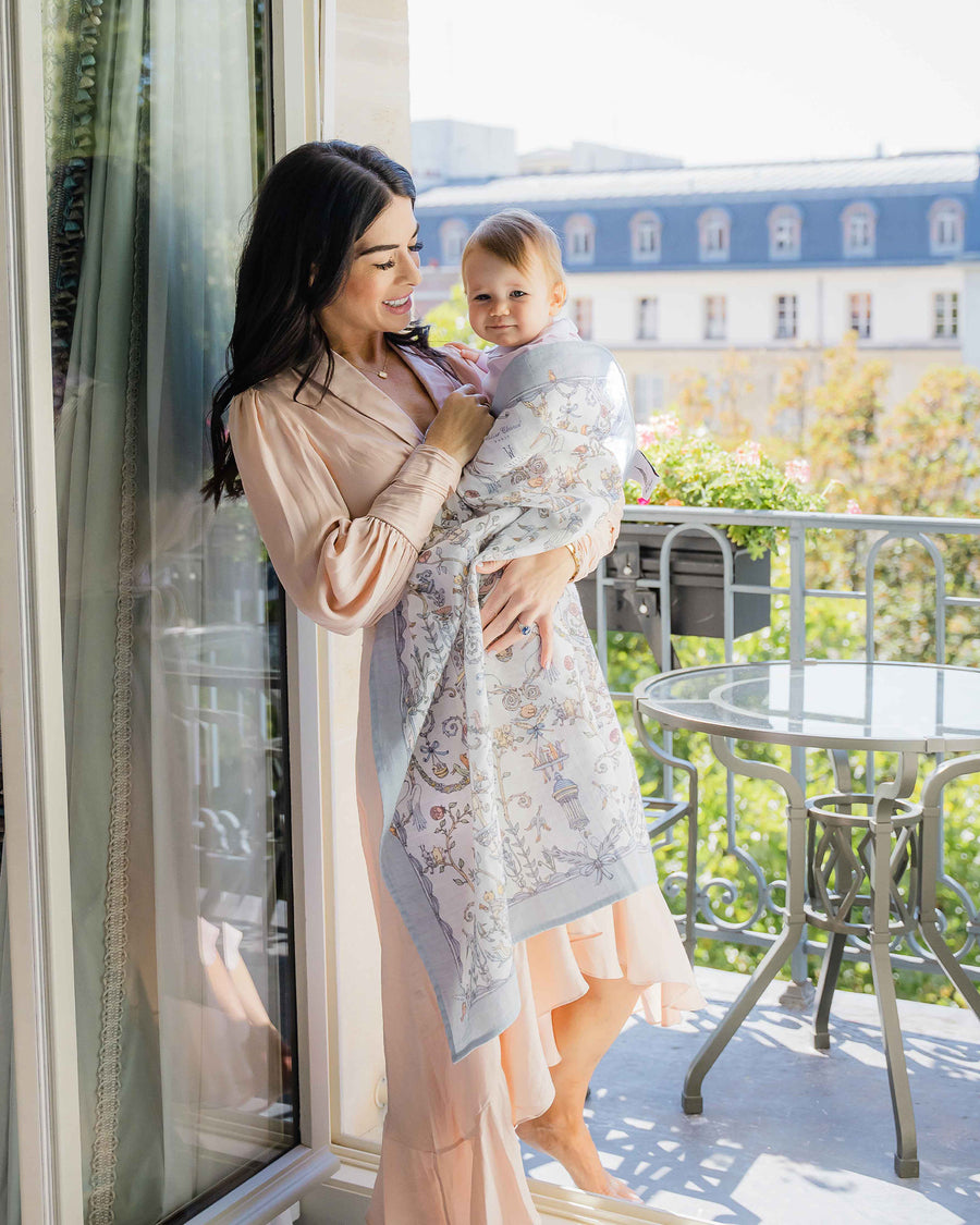 Carré - Toile de Jouy Blue – Atelier Choux & Caitlin Wilson