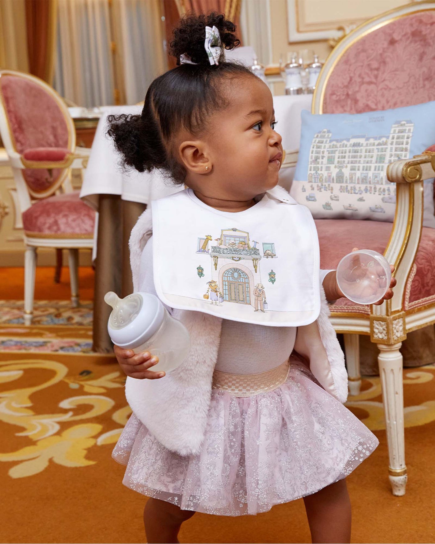 Satin Bib - Bergdorf Goodman