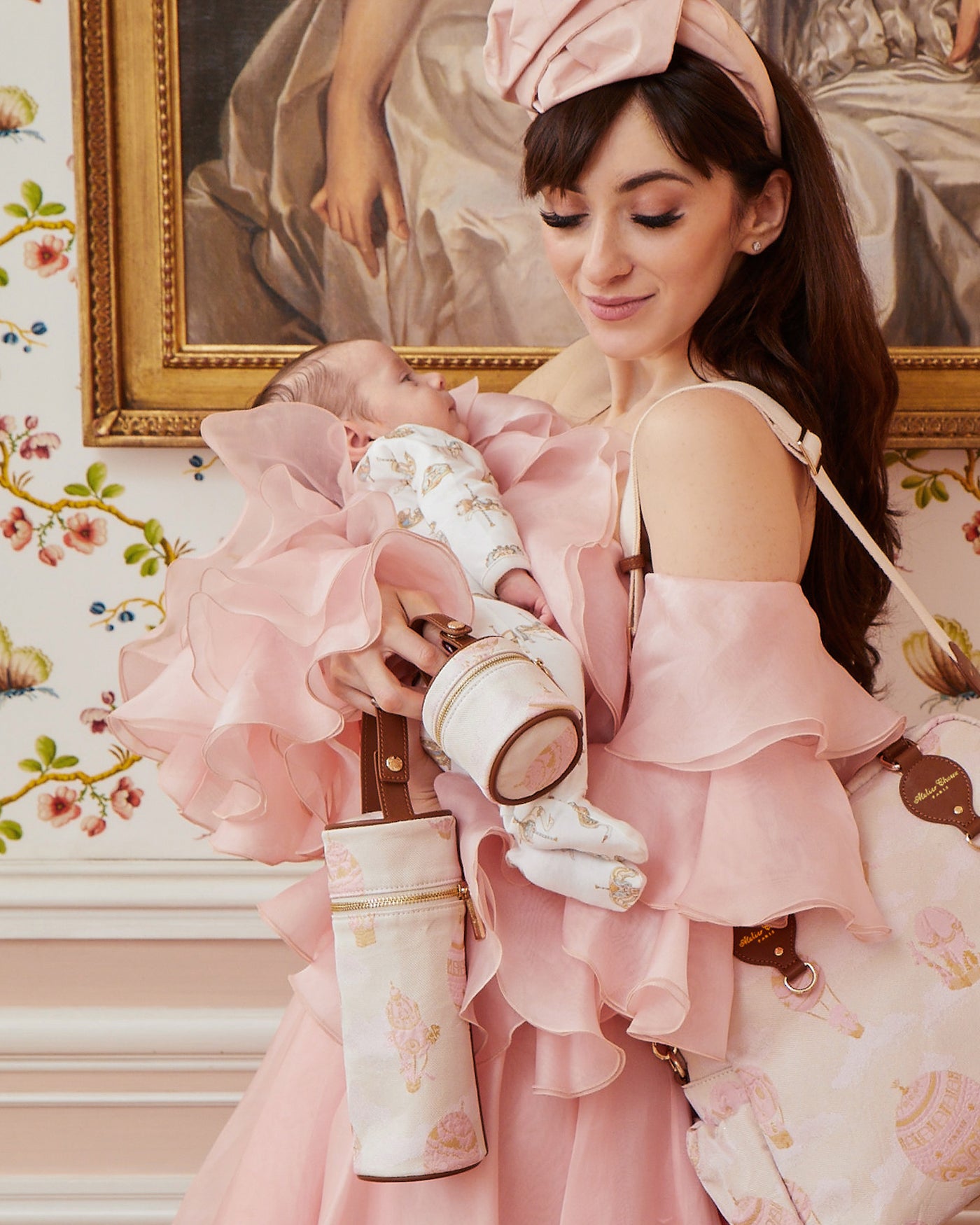 Dummy Case - Hot Air Balloons Jacquard Pink