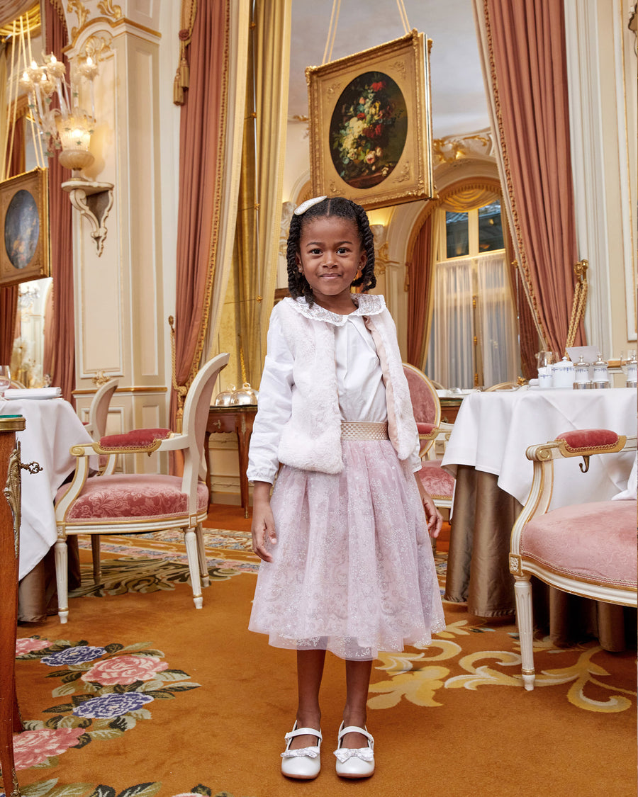 Ballerina Skirt - Sparkly Toile de Jouy