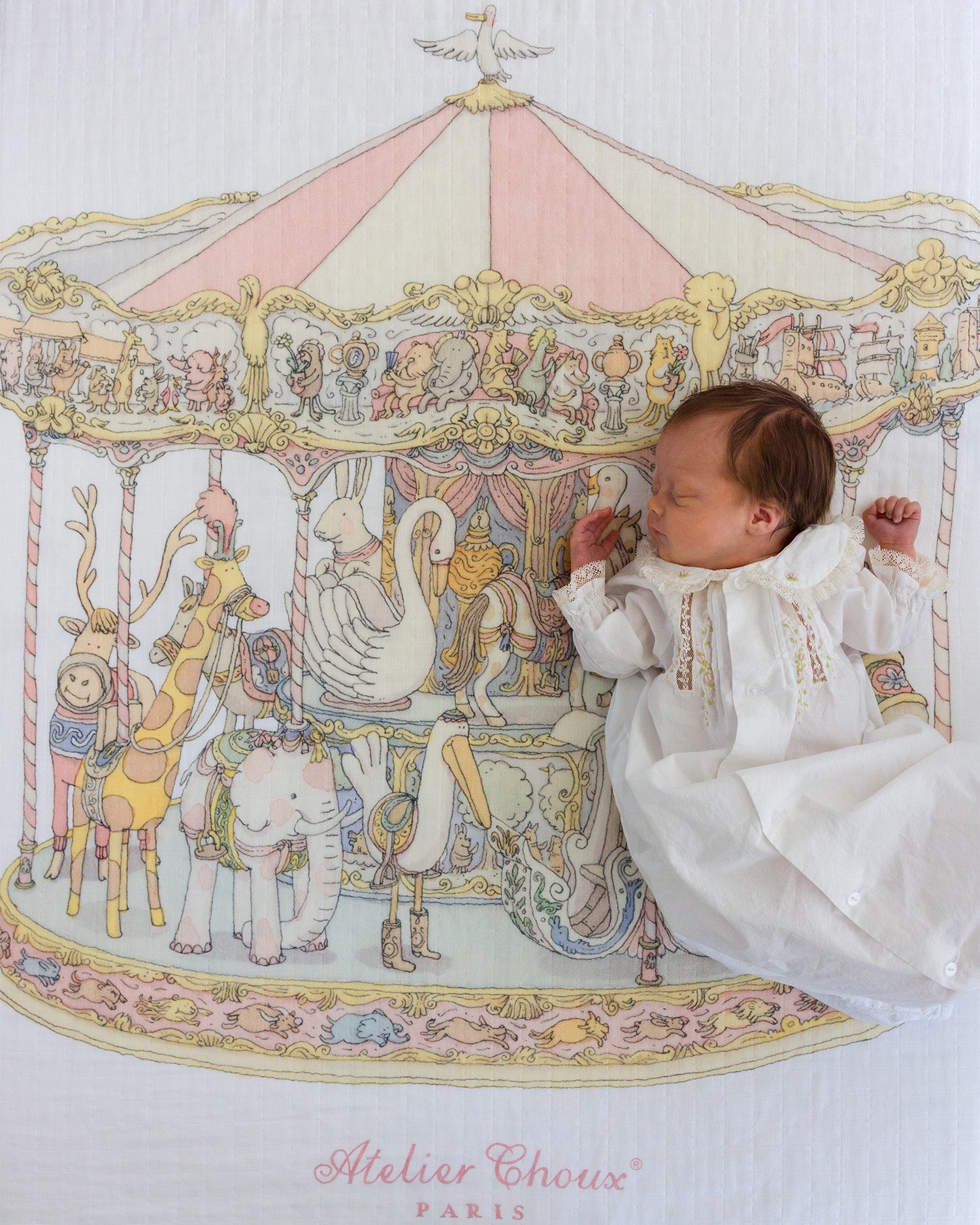 Carré - Carousel Pink • Atelier Choux