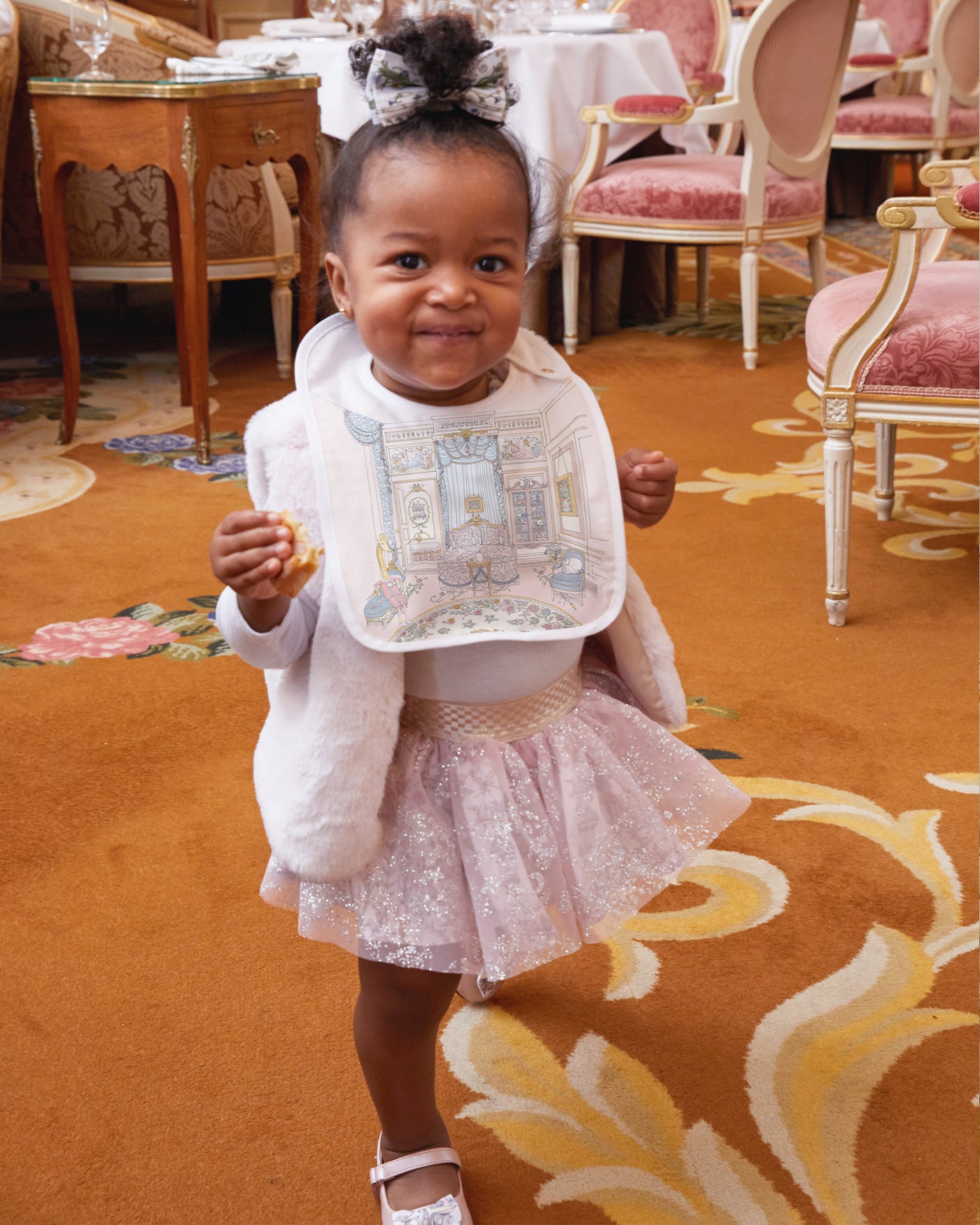 Ballerina Skirt Bébé – Sparkly Toile de Jouy