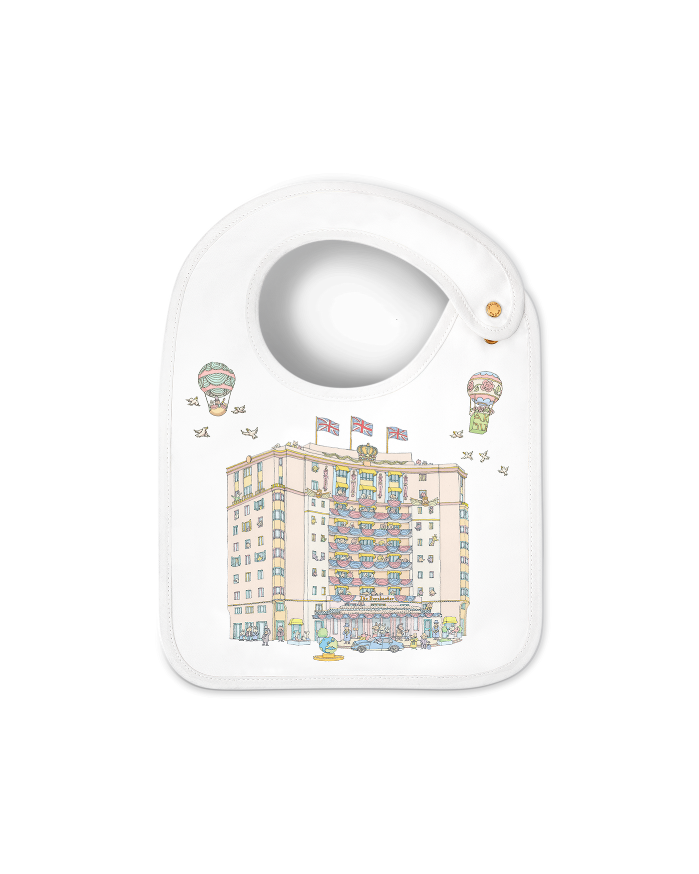 Carré & Satin Bib Set - Dorchester