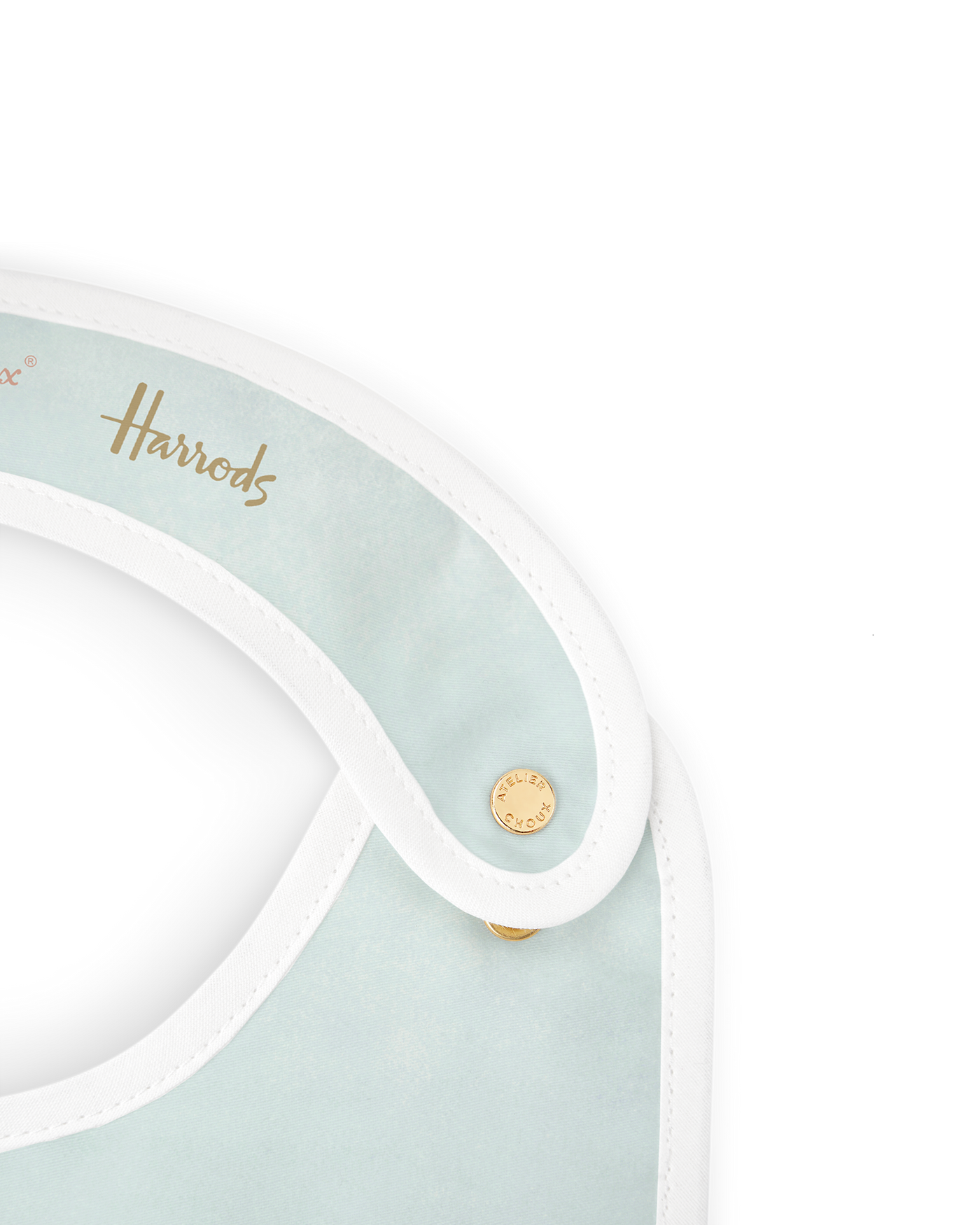 Carré & Satin Bib Set - British Townhouse (Atelier Choux & Harrods)