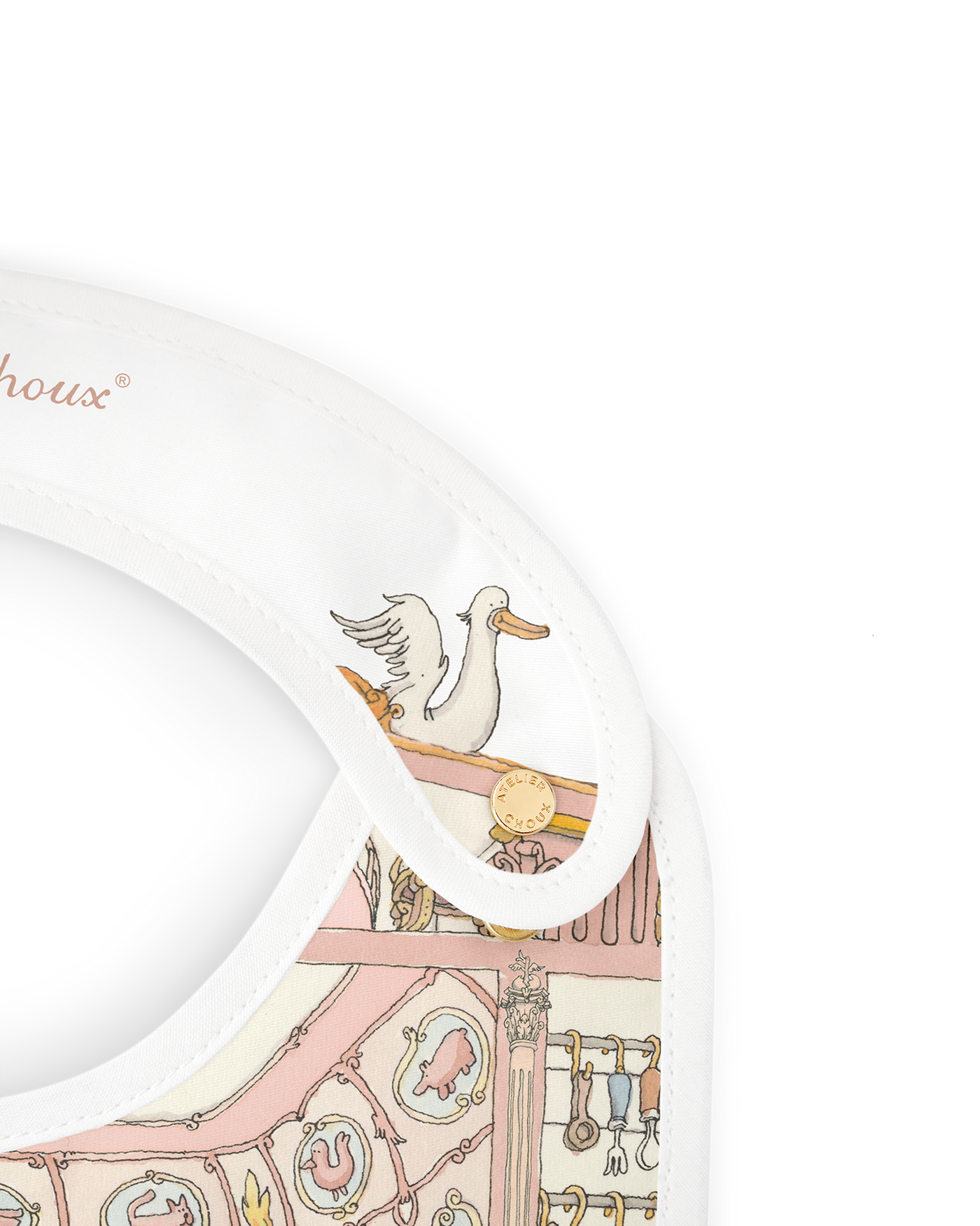 Satin Bib - Dollhouse