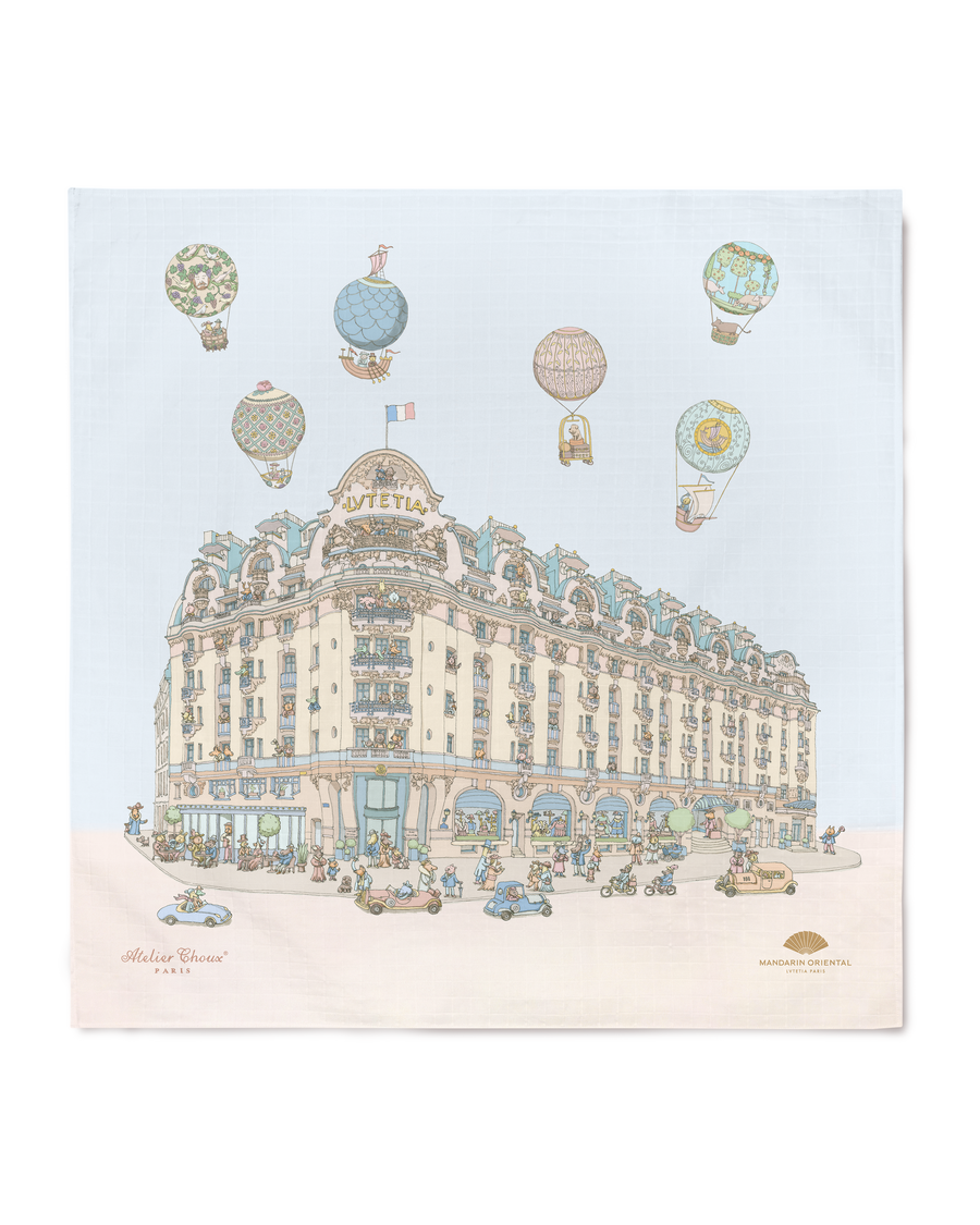 Carré & Satin Bib Set - Hotel Lutetia