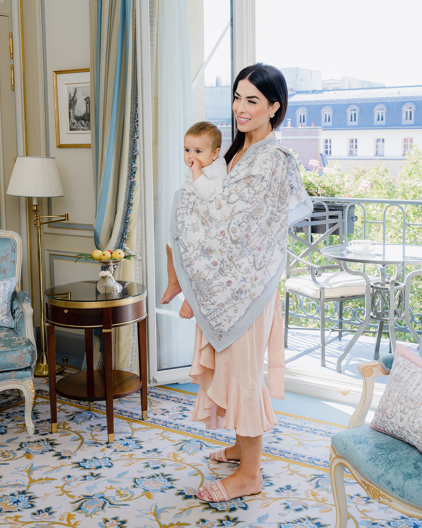 Carré - Toile de Jouy Bleu – Atelier Choux & Caitlin Wilson