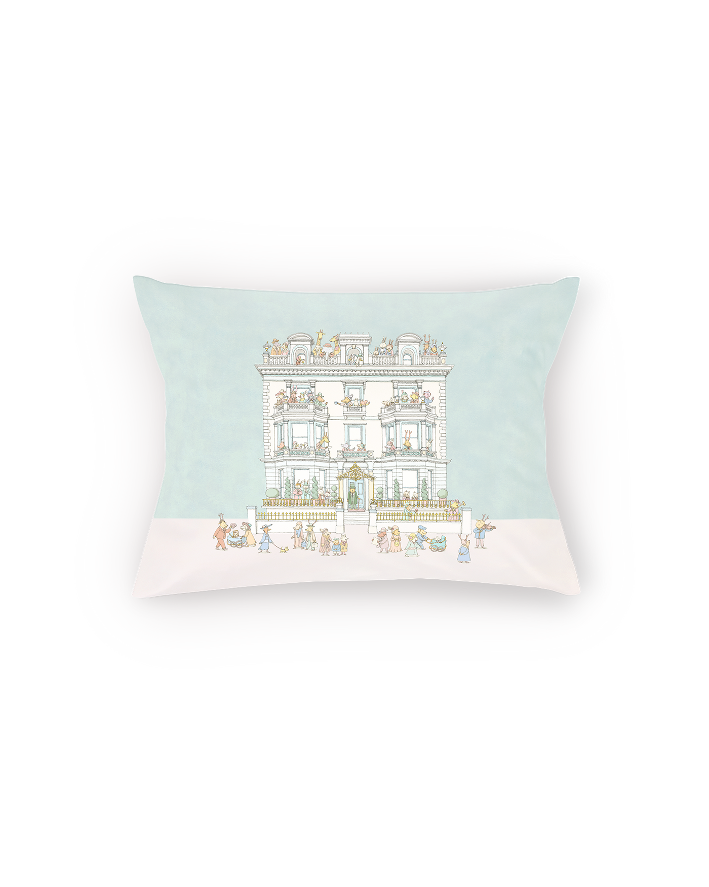 Satin Cushion - British Townhouse (Atelier Choux & Harrods)
