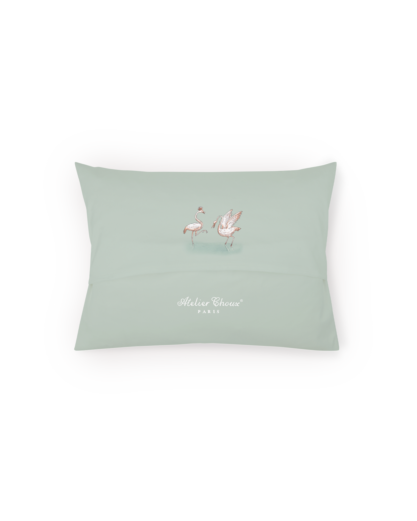 Satin Cushion - Tapestry Olive Green