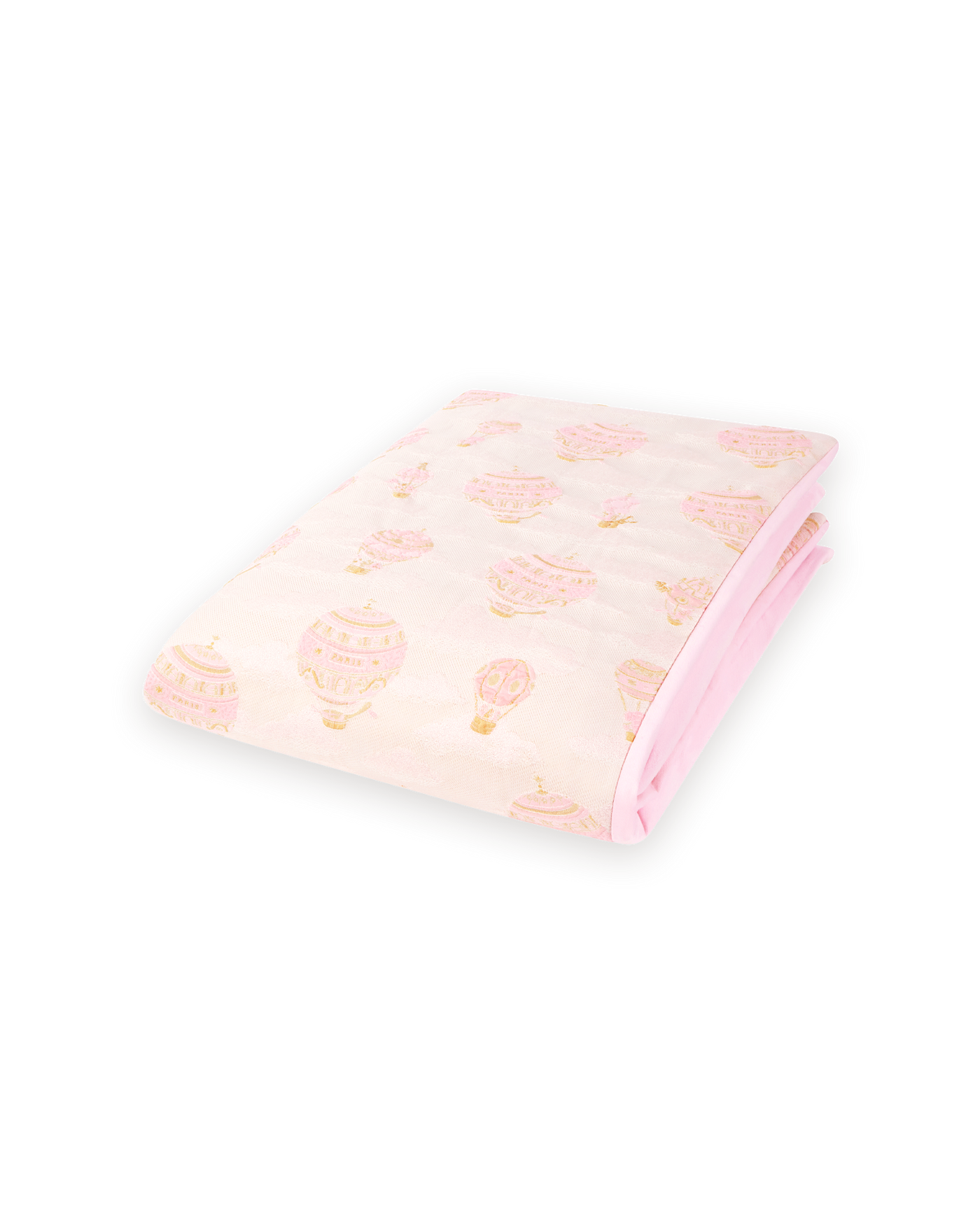 Hot Air Balloons Jacquard Blanket - Pink