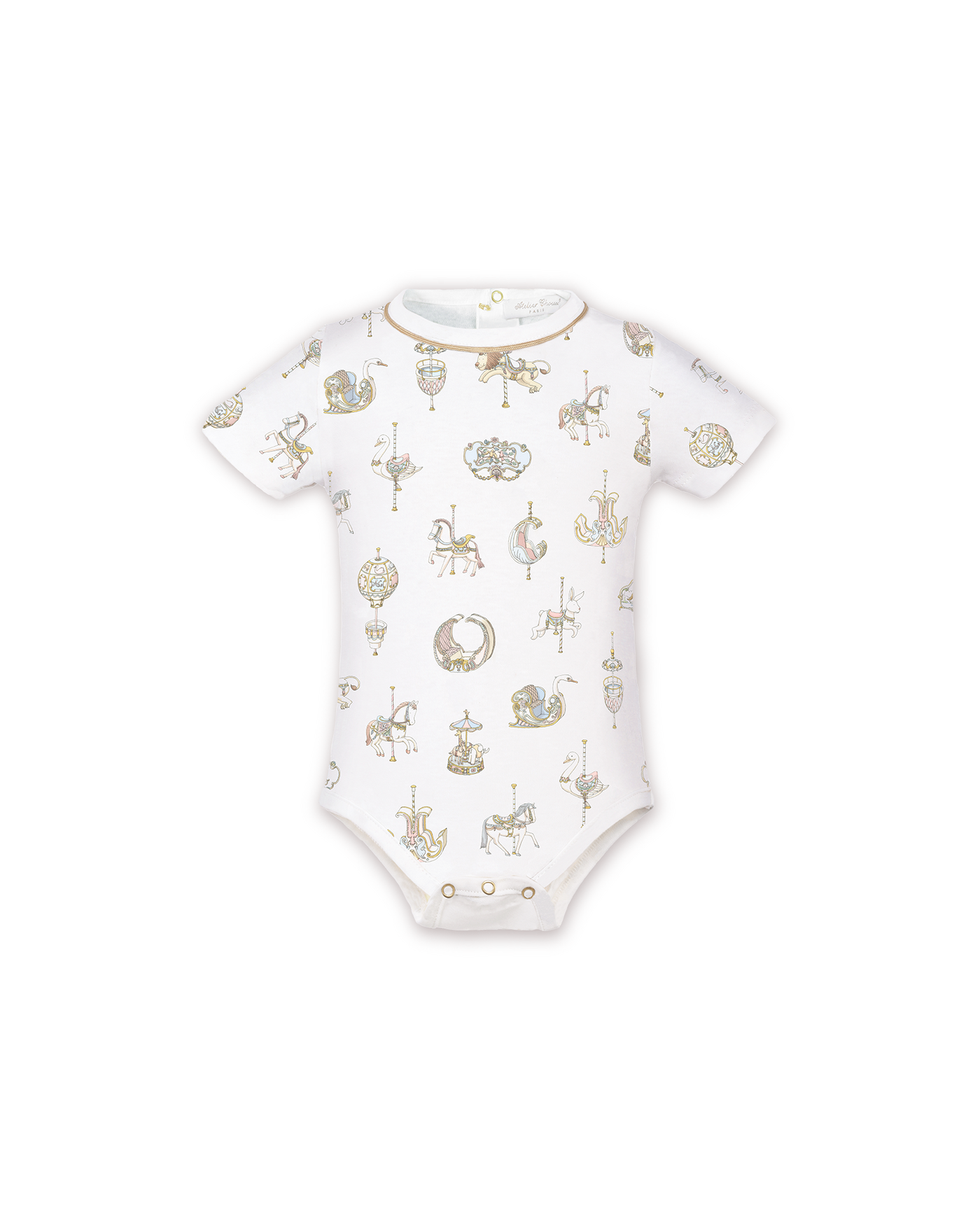 Onesie - Carousel • Atelier Choux Onesie - Carousel • Atelier Choux